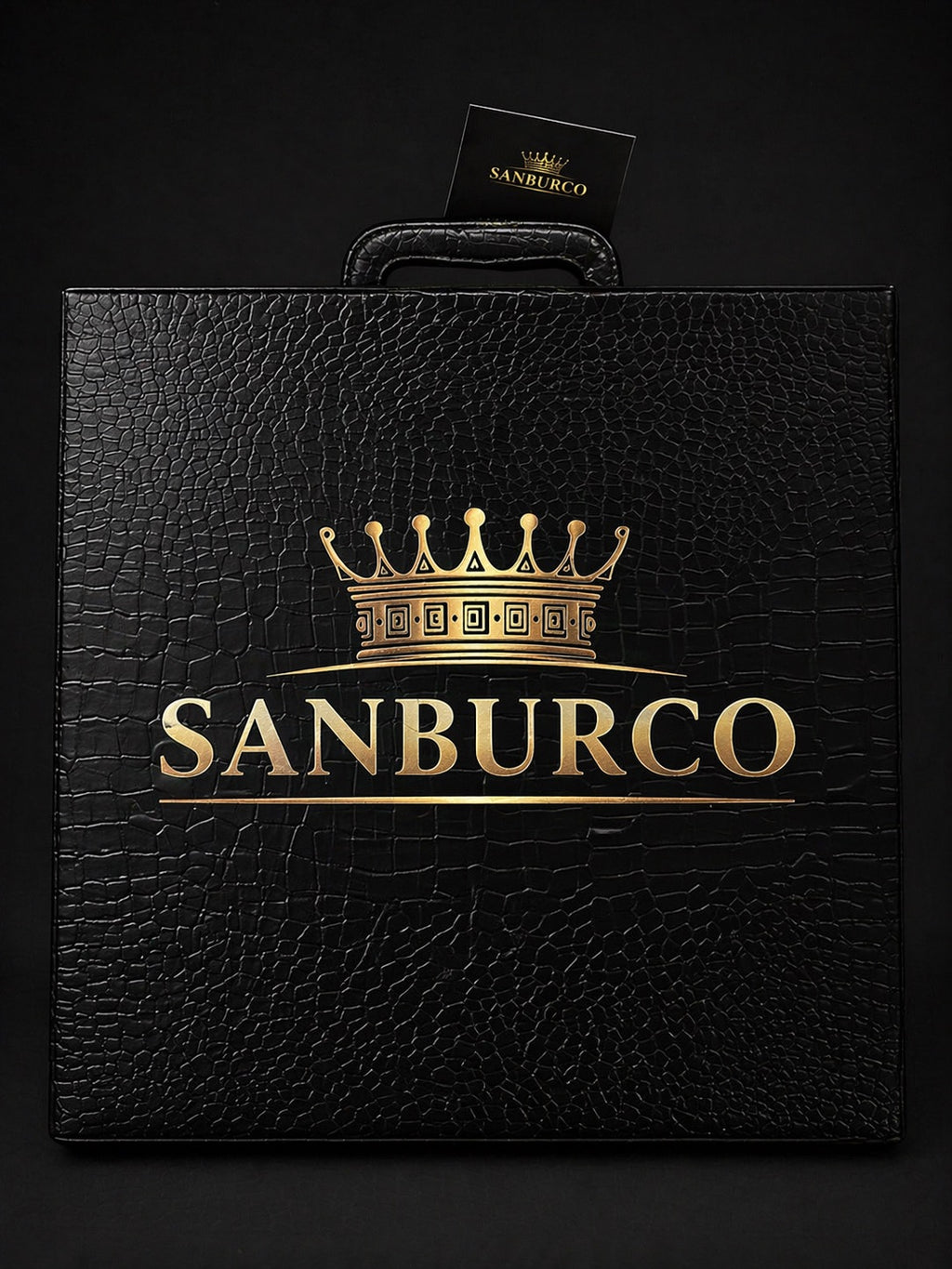 Sanburco Leatherette Portable Mini Bar Set – 12 Piece Premium Kit