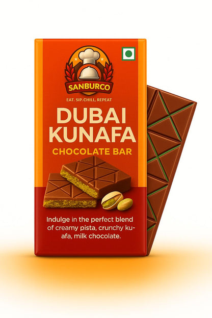 Dubai Kunafa Chocolate Bar